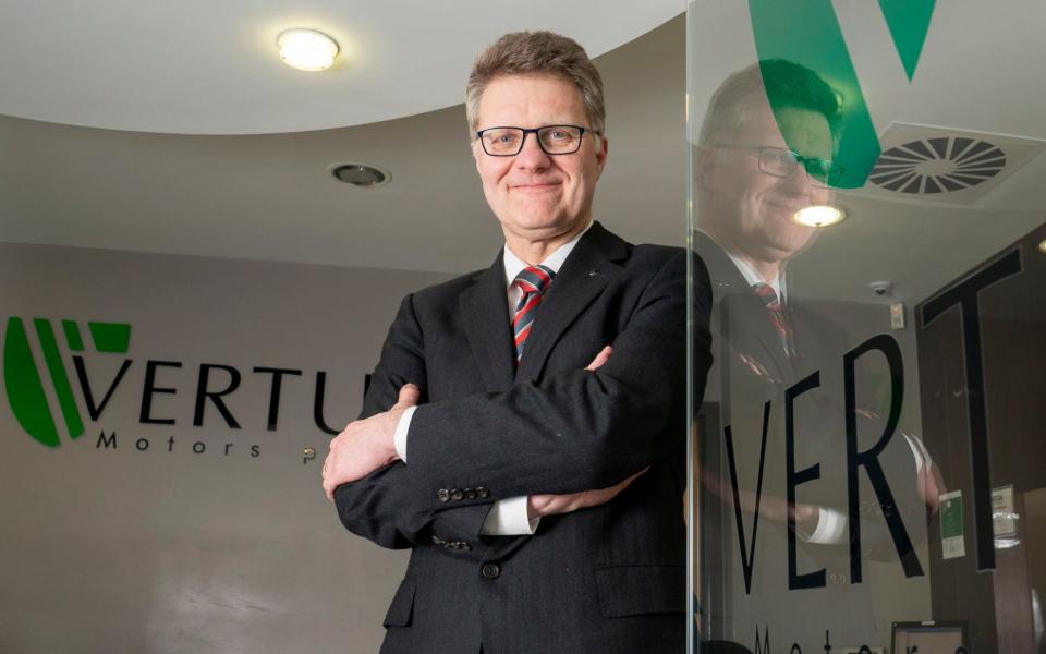 Vertu boss Robert Forrester said the Government is constraining the new car market