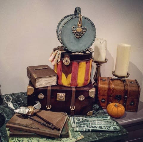 These Harry Potter wedding cakes are going to make you want to say “I do”