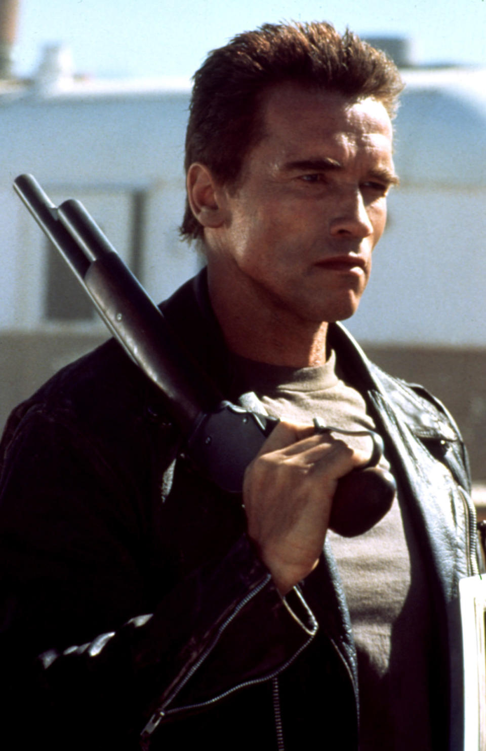 Arnold as the Terminator