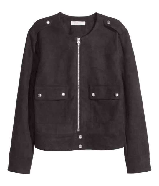 H&M Imitation Suede Jacket