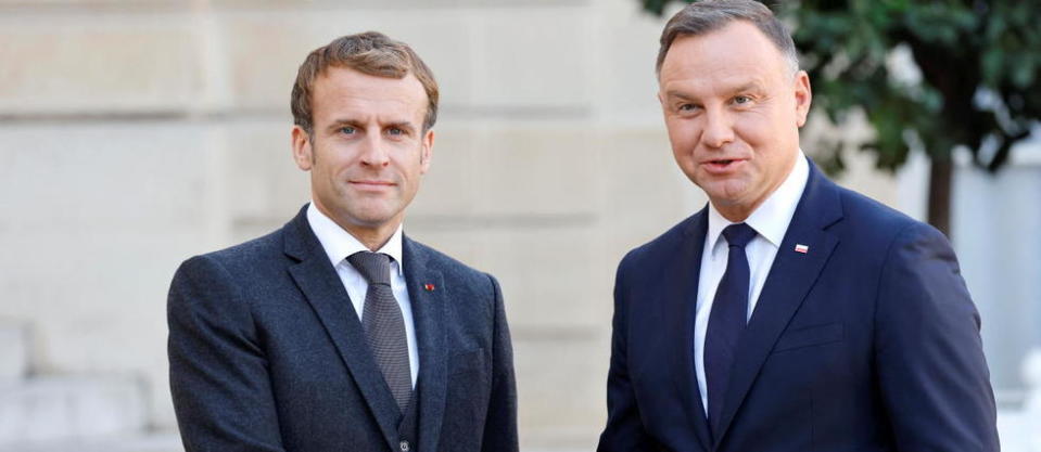 Emmanuel Macron a rencontré Andrzej Duda mercredi.
