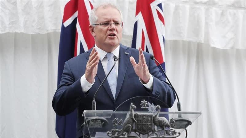 澳洲總理莫里森要求北京當局向澳洲道歉。（圖／翻攝自莫里森臉書）