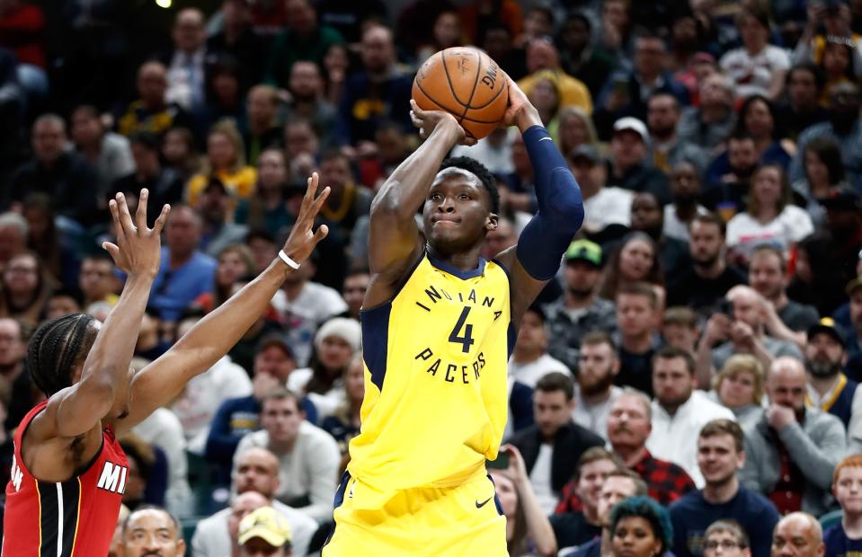 Victor Oladipo has earned his way into the elite category of fantasy shooting guards. (Photo by Andy Lyons/Getty Images)