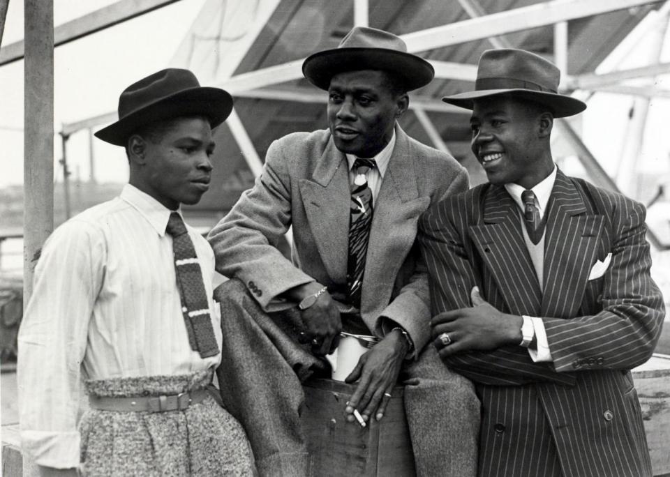 Some of the first people arrive at Tilbury, Essex (Popperfoto/Getty Images)