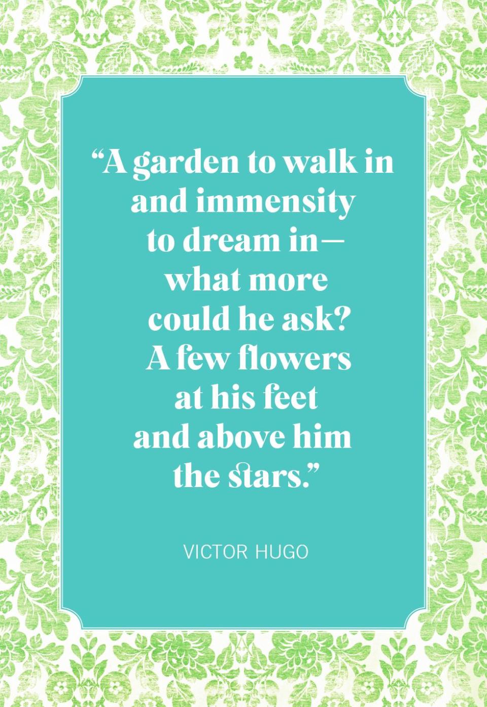 victor hugo flower quotes