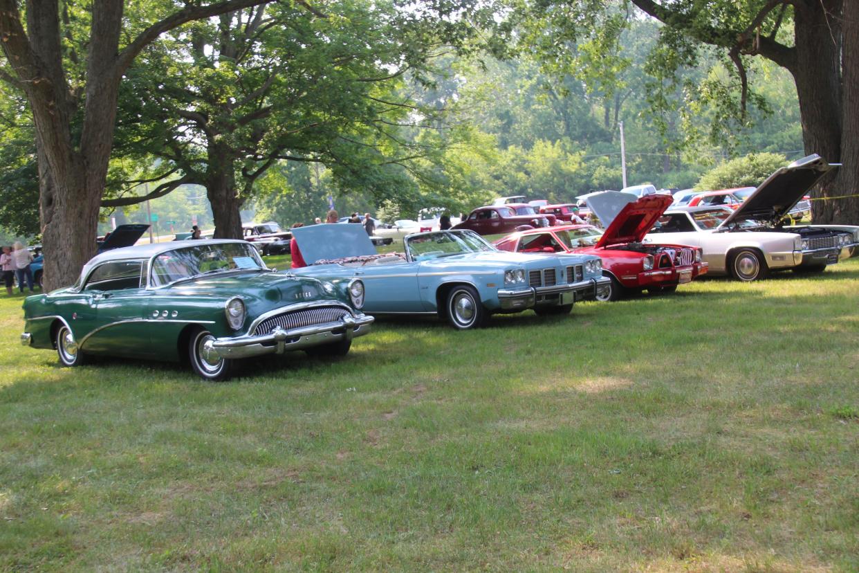 Show cars began filling Leighr A. Wright American Legion Post 53's 5 acres at about 3 p.m. Friday, June 9.