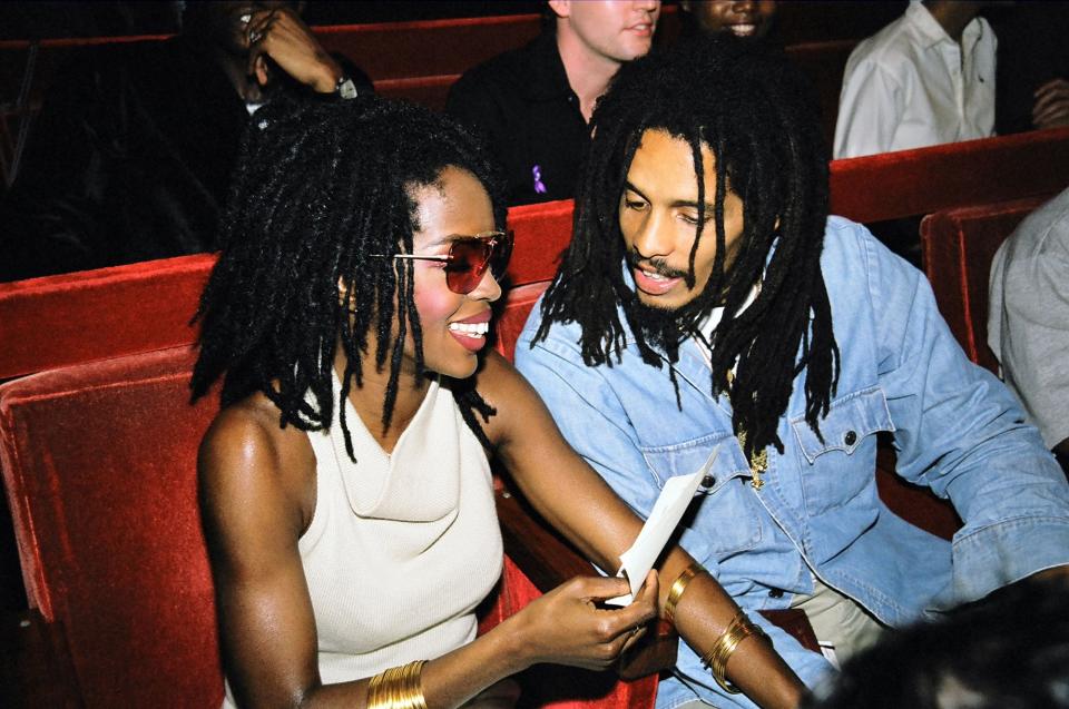 <h1 class="title">Lauryn Hill and Rohan Marley, 1999</h1><cite class="credit">Photo: Getty Images</cite>