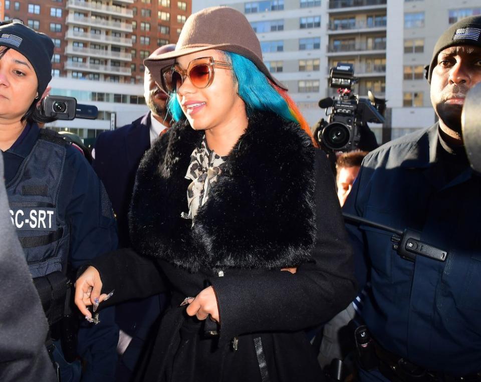 Cardi B arrives to court on Dec. 7, 2018 | Splash News