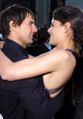 Premiere: Tom Cruise and Katie Holmes at the Hollywood premiere of Warner Bros. Pictures' Batman Begins - 6/6/2005 Photo: Steve Granitz, WireImage.com