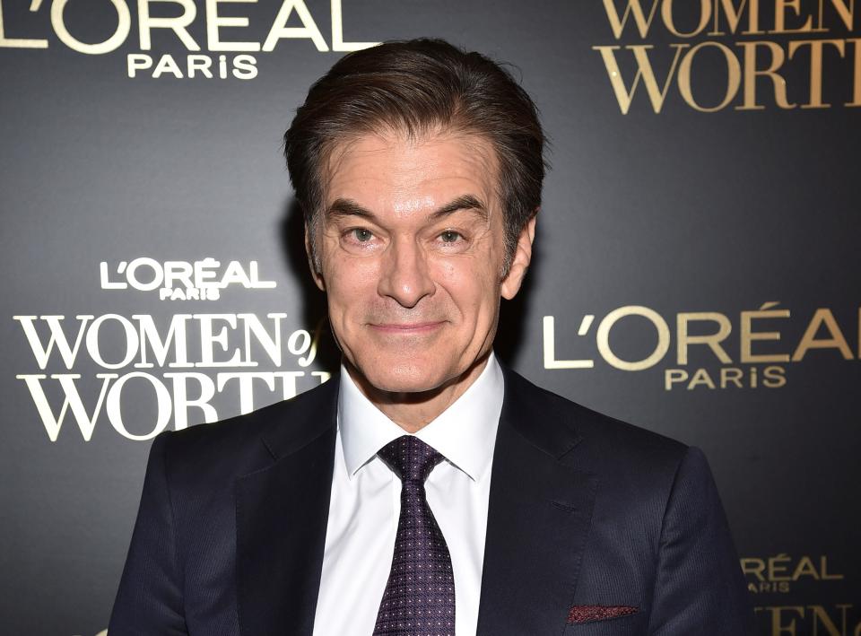 Dr. Mehmet Oz appears at the 14th annual L'Oreal Paris Women of Worth Gala in New York on Dec. 4, 2019. Oz, the cardiac surgeon and U.S. Senate candidate, will end his “Dr. Oz” syndicated talk show next month, and producers will replace it with a cooking show featuring his daughter.