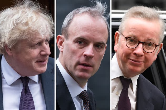 Boris Johnson, Dominic Raab and Michael Gove (Photo: Getty)