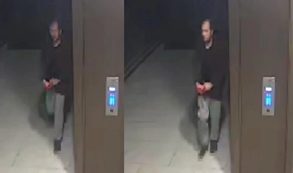 Police have released CCTV footage of a man they are looking for in connection with Sabina Nessa's murder (PA/Met Police)