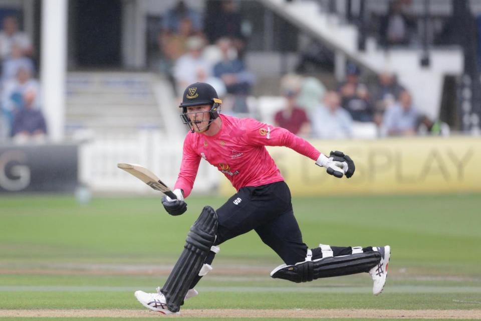 Tom Alsop scored an unbeaten century for Sussex <i>(Image: Southern News & Pictures (SNAP))</i>