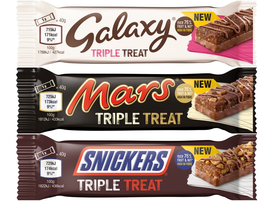 Mars’ new Triple Treat range (Mars)