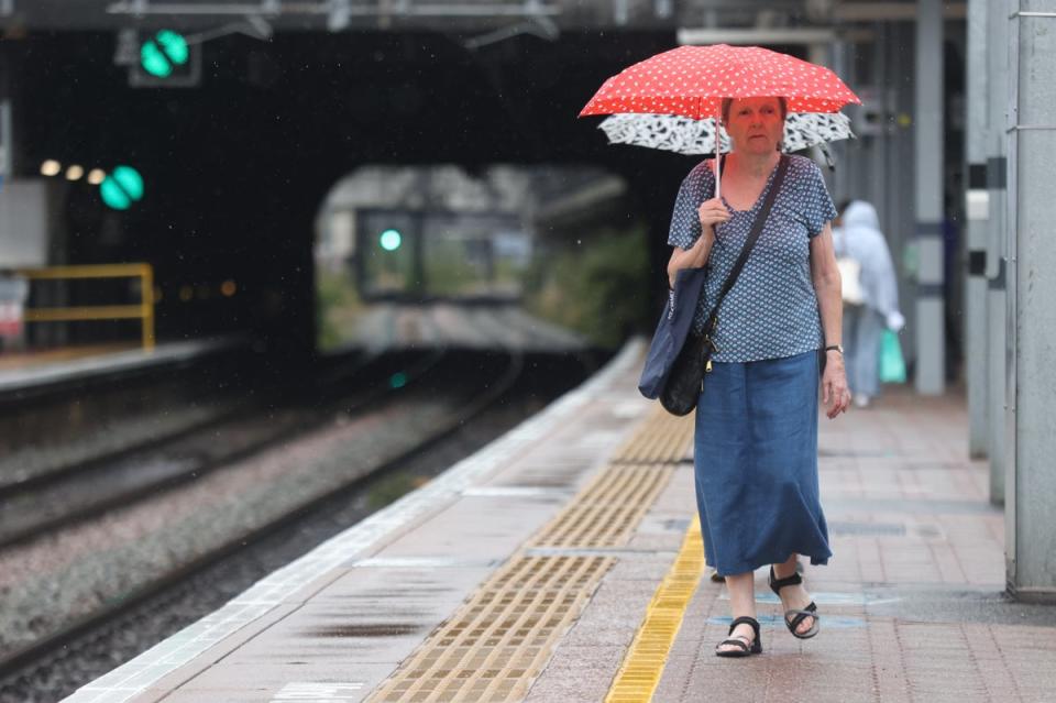 Patches of rain are also predicted across the UK this week (James Manning/PA) (PA Wire)