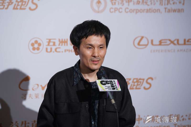 20200926-金鐘獎頒獎典禮26日舉行，導演靳家驊發表感言。（盧逸峰攝）