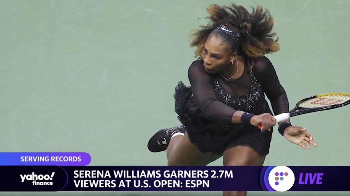 U.S. Open viewership sees significant gains from Serena Williams matches