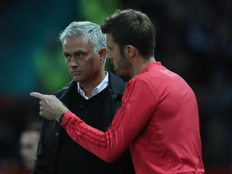 Michael Carrick dismisses claims Manchester United players are not trying for Jose Mourinho