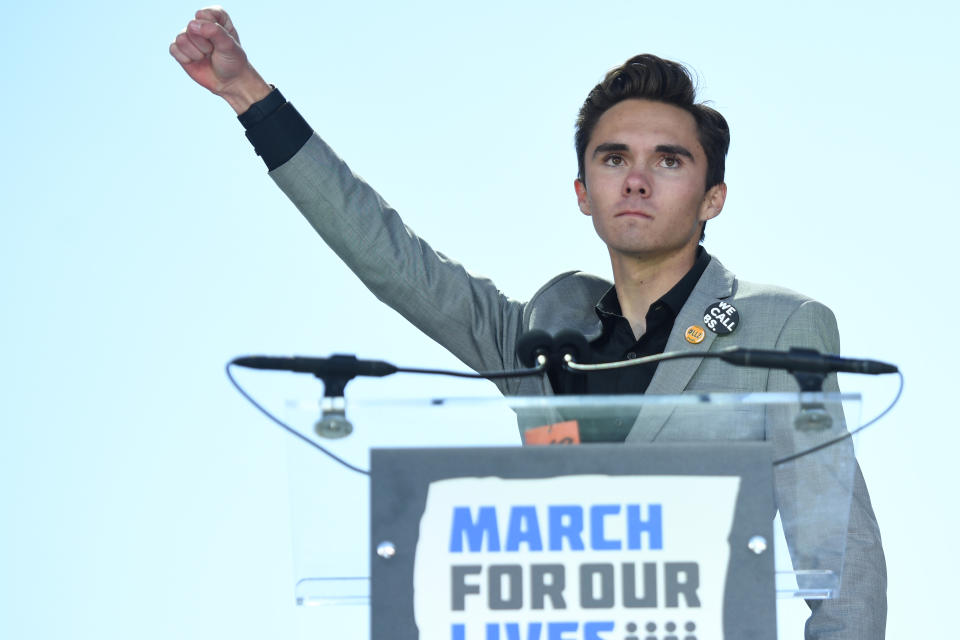 McCain called out Parkland student David Hogg’s remarks. (Photo: Jim Watson/AFP/Getty Images)