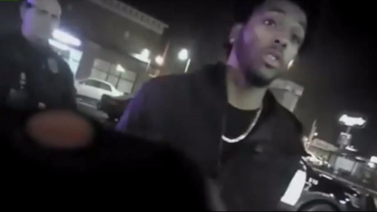 In Sterling Brown`s lawsuit against the city of Milwaukee and Milwaukee Police Department, he says the officers used excessive force and targeted him because he is black.