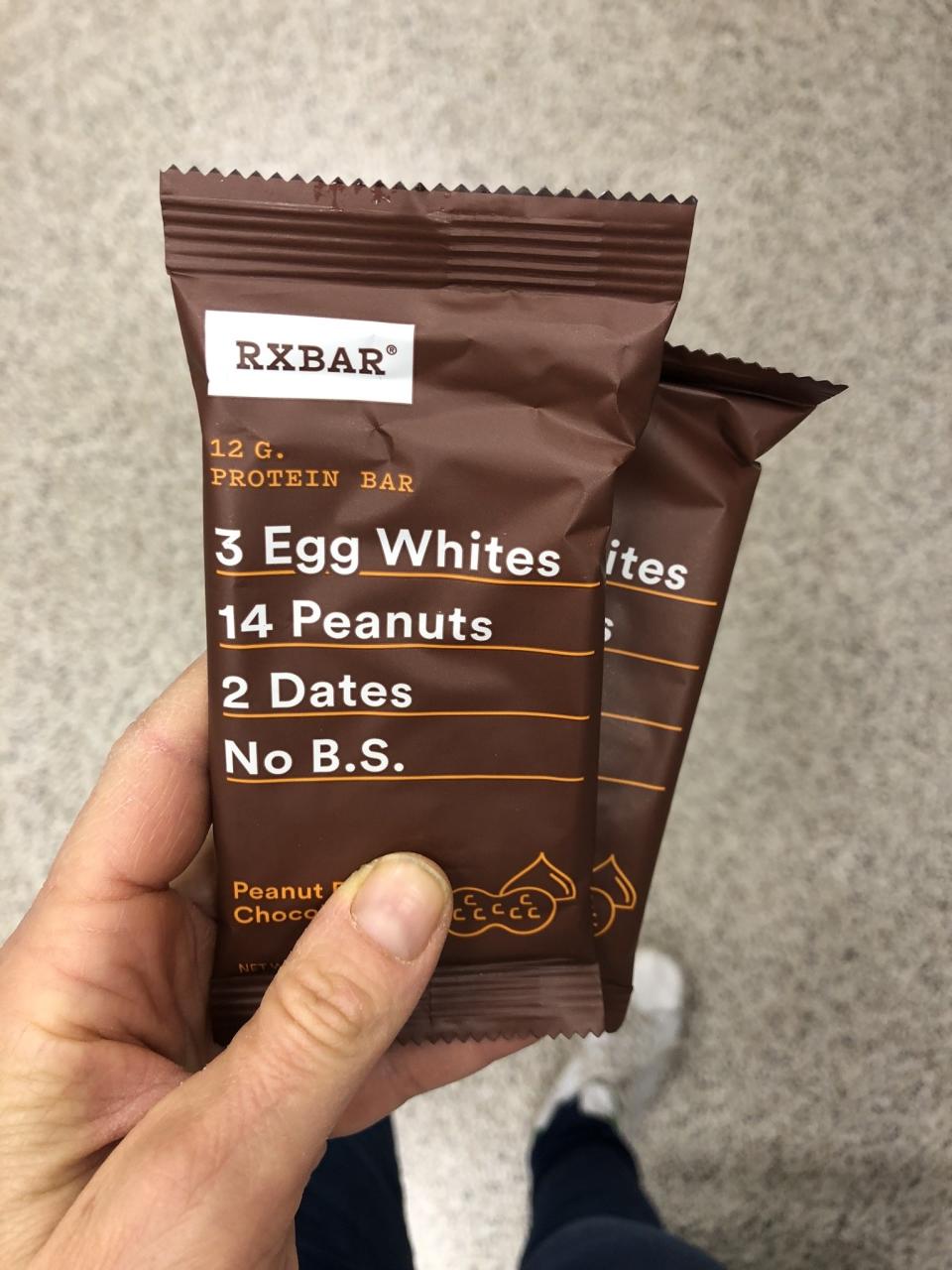 RXBAR is a great grab 'n go snack