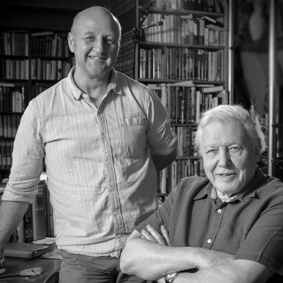 Gavin Thurston with David Attenborough - Anuschka Schofield