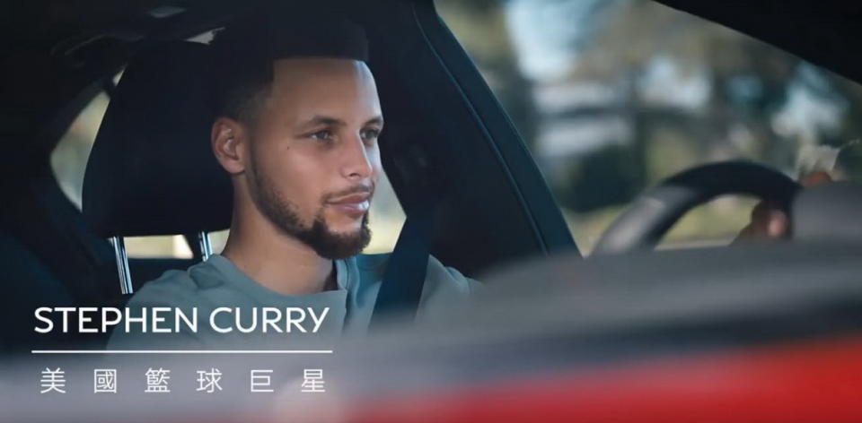 圖／Infiniti長久以來與NBA球星Stephen Curry保持合作關係，先前拍攝的Q50電視廣告，也在今年NBA冠軍賽期間強力放送。