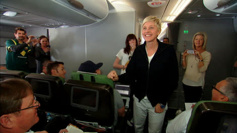 Ellen's Qantas Flight Home