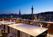 <p>With views overlooking Trafalgar Square Big Ben and The London Eye, guests at <a href="https://trafalgarstjames.com/the-rooftop" rel="nofollow noopener" target="_blank" data-ylk="slk:The Rooftop;elm:context_link;itc:0;sec:content-canvas" class="link ">The Rooftop</a> are invited to enjoy a delicious menu of small sharing plates and grilled dishes inspired by Japan and Korea, as well as lip-smacking cocktails. We suggest asking for the Coupette (vodka, lychee, aloe vera, lime juice and raspberry shrub) to start followed by the Shittake bao bun, octopuse takoyaki and prawn tempura, and then the grilled salmon teriyaki and mapo togu with chargrilled stem broccoli and Sesame seeds.<br> </p>