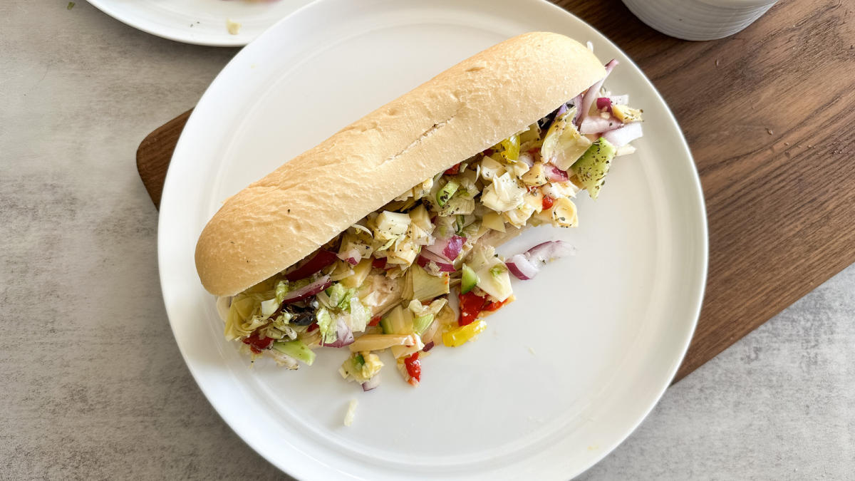 TikTok Viral Chopped Italian Sub Sandwich Recipe - Together as Family