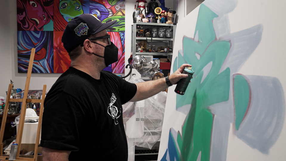 American graffiti and street art legend Josh 