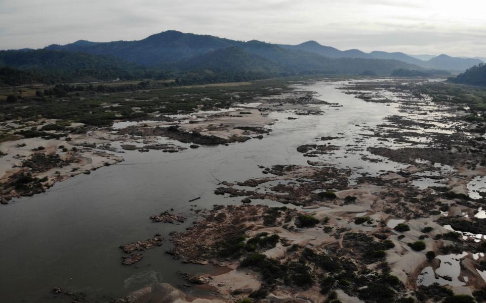 Last year the Mekong was hit by a damaging drought which some have blamed on dams - Lillian Suwanrumpha/AFP