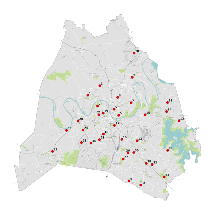 Participatory Budgeting 2023 map 