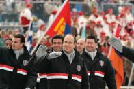 <p>During the opening ceremony, all eyes were on Monaco's delegates in the Parade of Nations. This is because the delegation included royalty — specifically, Prince Albert, who would be competing in his <a href="https://olympics.com/ioc/news/prince-albert-ii-of-monaco-at-the-north-pole" rel="nofollow noopener" target="_blank" data-ylk="slk:fourth Olympic Games;elm:context_link;itc:0;sec:content-canvas" class="link ">fourth Olympic Games</a>. The son of Grace Kelly and Prince Rainier competed on the country's bobsled team. </p>