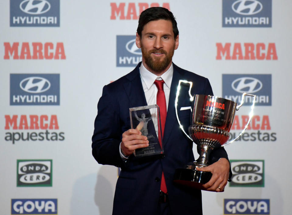Depuis le début de son immense carrière, Messi a obtenu à 6 reprises le titre de meilleur buteur de Liga (2010, 2012, 2013, 2017, 2018, 2019). Il file droit vers un 7e titre, avec déjà 12 buts au compteur.