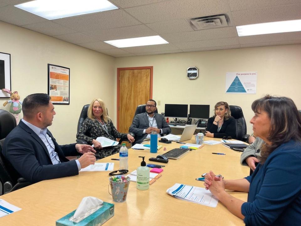 U.S. Representative Gabe Vasquez at the Socorro Mental Health Clinic