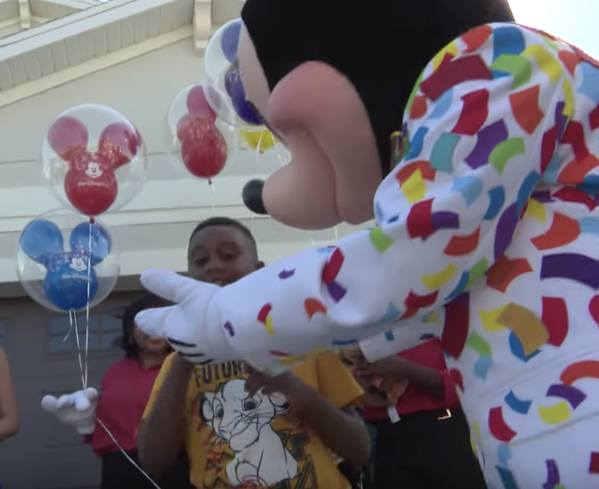 Jermaine Bell's good deed is being rewarded by Disney. (Photo: Via Disney)