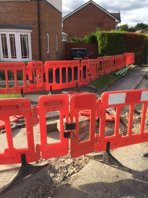 Family trapped in home by Virgin Media fencing