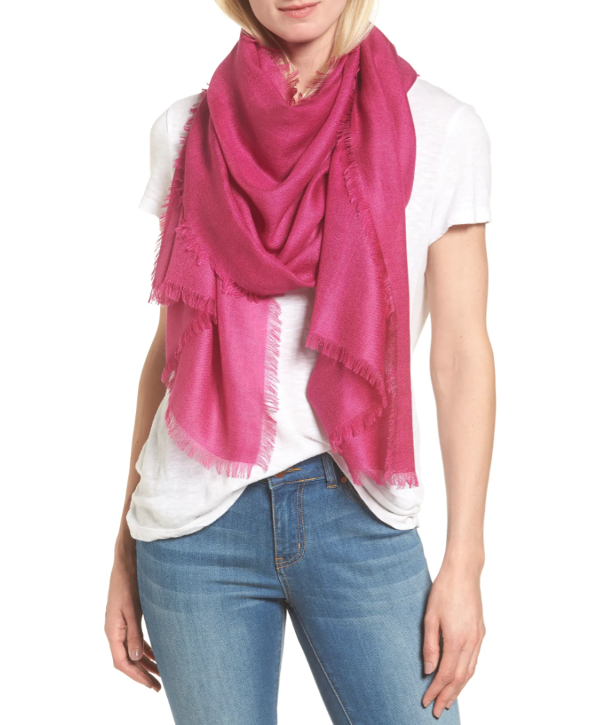 Cashmere & Silk Wrap by Nordstrom is on sale during the Nordstrom Made sale. 