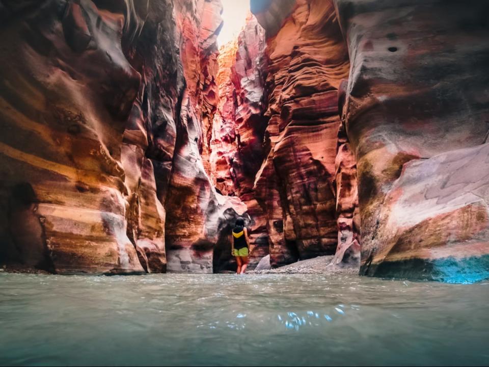 Go canyoning through natural pools and along sandstone cliffs (Getty Images/iStockphoto)