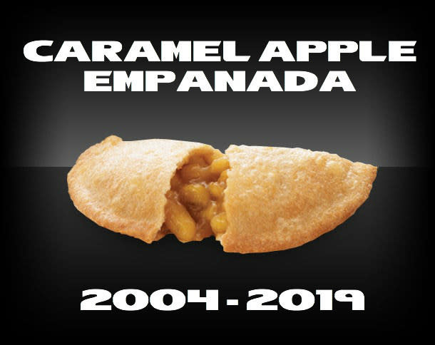 RIP caramel apple empanada, 2004-2019