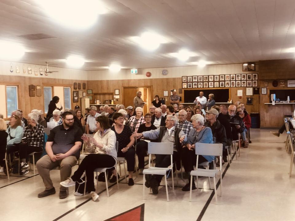 More than 60 people attended a public session on May 29, providing information about a potential establishment of a credit union in Nackawic