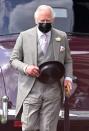 <p>Prince Charles brought out a collapsable top hat for Day One. </p>