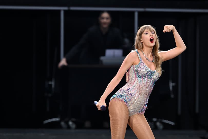 Taylor Swift at the Eras Tour in Wembley