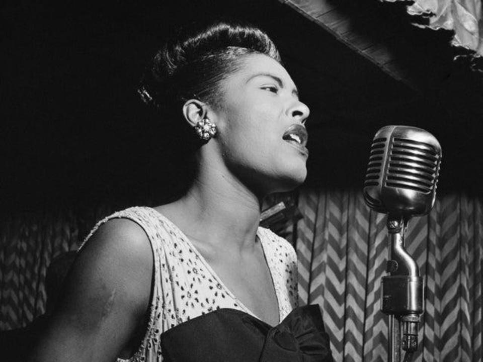 Billie Holiday performs in 1947 (Rex)