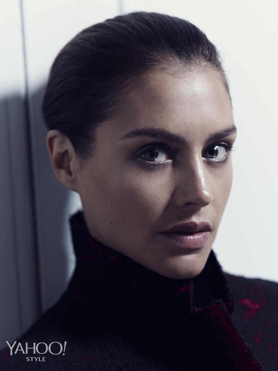 Hannah Ware is ready for fall in a Proenza Schouler turtleneck.