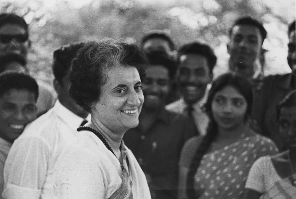 Former Indian prime minister Indira Gandhi kickstarted Project Tiger at Corbett National Park on 1 April 1973 (Getty)