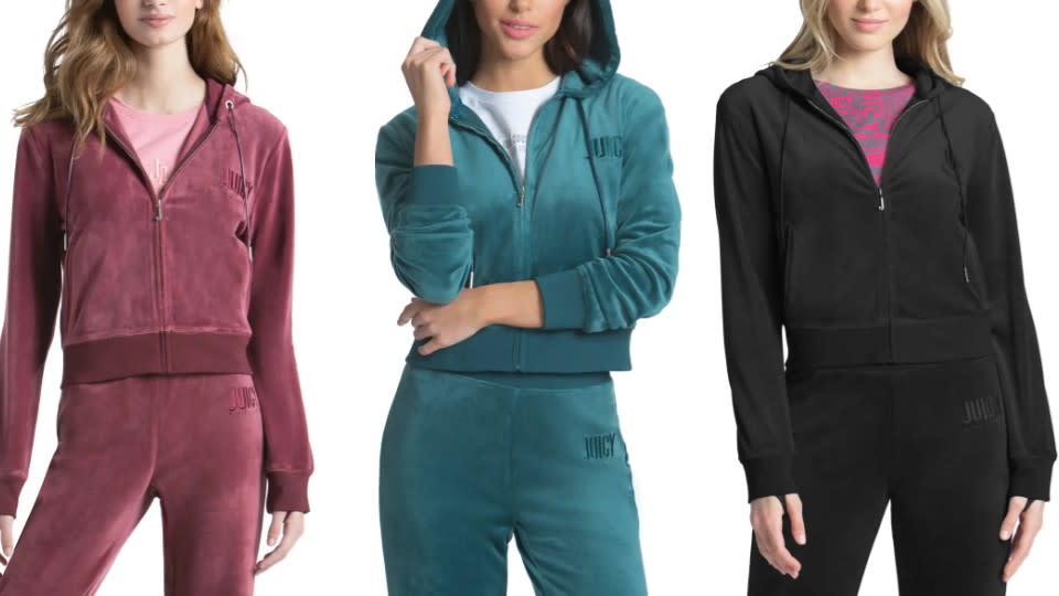 Juicy Couture Classic Logo Velour Hoodie - Nordstrom, $55 (originally $89)