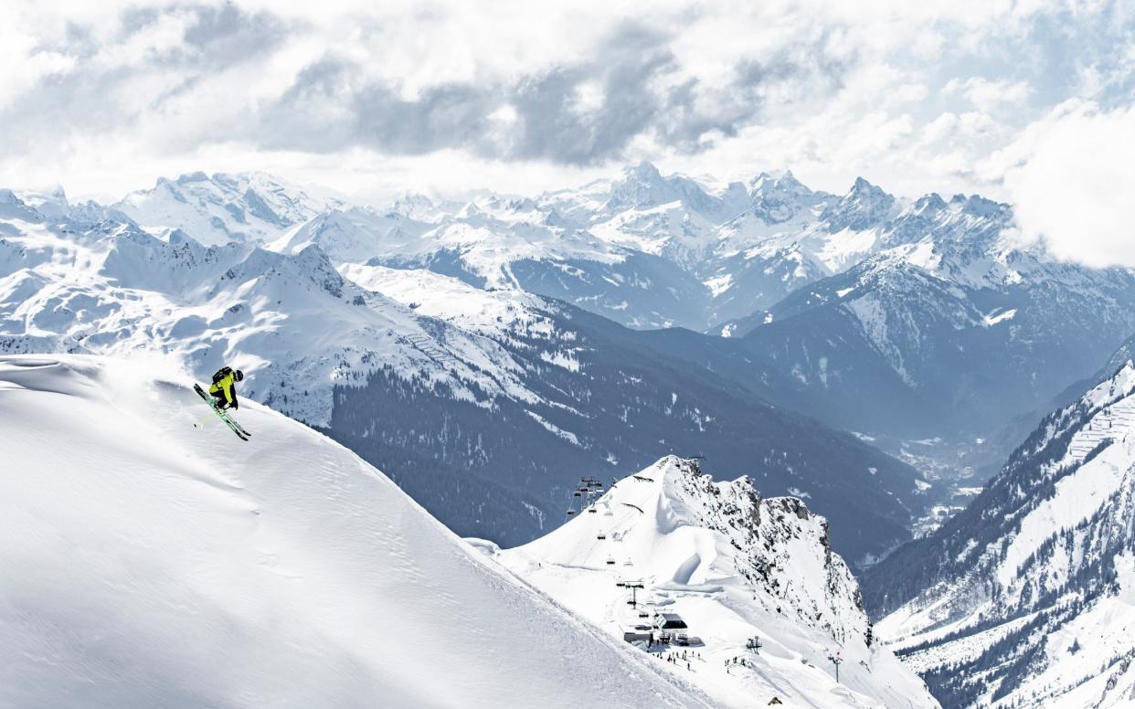 Locals are working hard to restore St Anton in time for the winter ski season