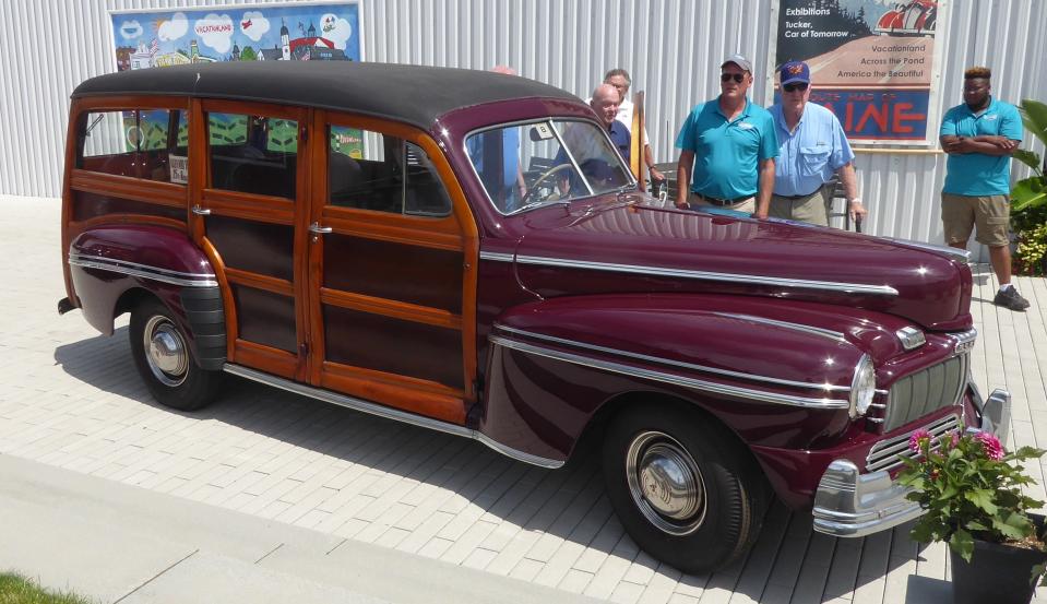This 1946 Mercury is among the cars on display as Heritage Museums & Gardens explores the early days of tourism on Cape Cod.